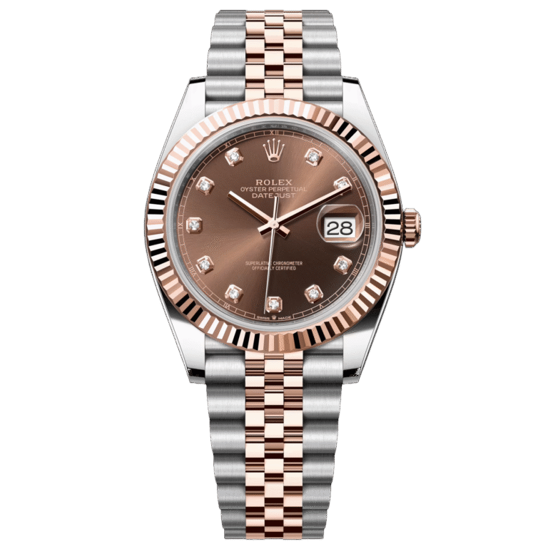 Rolex DJ 41 Chocolate w diamond