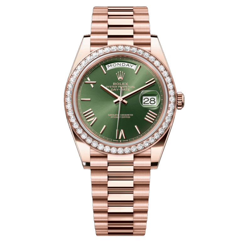 Rolex DD RG w diamonds